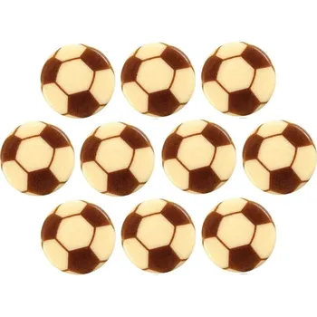 Čokoláda LEMAN DECORATIONS Fotbalový míč 10 ks