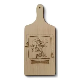 Kuchyňský nůž Prkénko Přeji ti vše nejlepší k tvému svátku