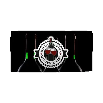 Sprchový závěs Ručník Milovník vína: 30x50 cm