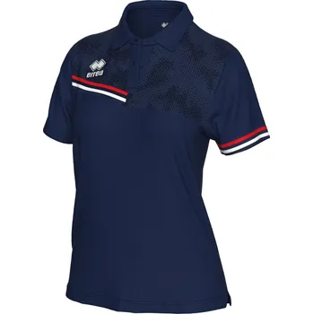 ERREA´ ERREA EDEN Dámská polokošile BARVA: tmavě modrá - červená - bílá, Velikost: XS Technická dámská polokošile z recyklovaného materiálu