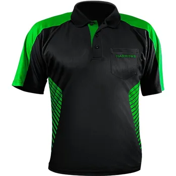 Pánská košile Harrows Košile Vivid - Black & Green - 4XL