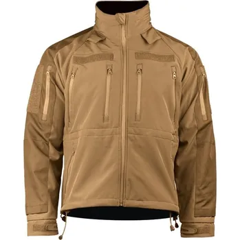 Pánská softshellová bunda MIL-TEC bunda SOFTSHELL PLUS COYOTE BROWN