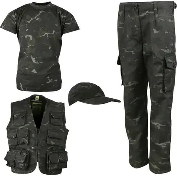 Komplet dětský EXPLORER BTP BLACK vel.12-13