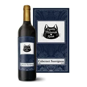 Červené víno Největší milovník koček: 0,75 l