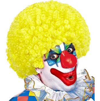 Karnevalová paruka Paruka kudrnatá Barva: žlutá