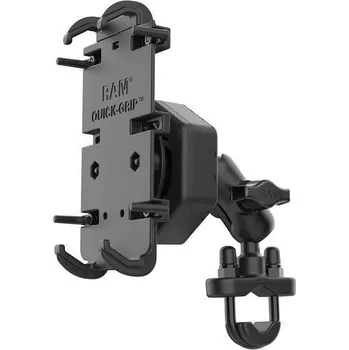 RAM® sestava - velký držák Quick-Grip™ s Vibe-Safe™ se krátkým ram. a U-Bolt na průměr 0,50 "až 1,2