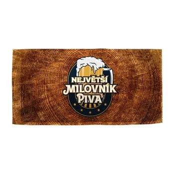 Ručník Největší milovník piva: 30x50 cm