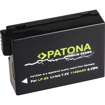 PATONA - Baterie Canon LP-E8 1140mAh Li-Ion Premium