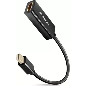 Video kabel AXAGON RVDM-HI14N, Mini DisplayPort -> HDMI 1.4 redukce / adaptér, 4K/30Hz