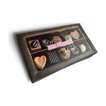 Bonboniéra Pralinky Jsem princezna, vole!: 10 ks pralinek