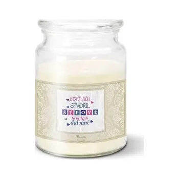 Svíčka Svíčka Když Bůh stvořil šéfové: 500 g