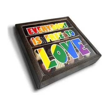 Bonboniéra Pralinky Everybody is free to love: 20 ks pralinek