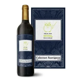 Víno Červené víno Věř mi, jsem učitel vím co dělám: 0,75 l