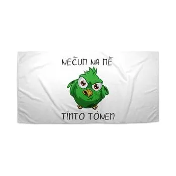 Sprchový závěs Ručník Nečum na mě tímto tónem: 30x50 cm