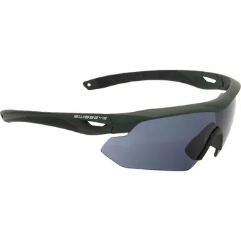 Sluneční brýle SWISS EYE brýle lehké střelecké Nighthawk 3 skla ZELENÝ rám