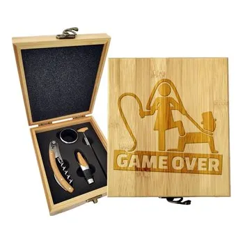 Otvírák Dárková sada na víno Game over: 147×168×49 mm