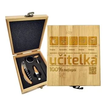 Víno Dárková sada na víno Učitelka: 147×168×49 mm