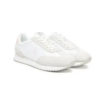 Oblečení a móda Sneakersy Calvin Klein Jeans Runner Laceup Mg Nylon Mix YW0YW01828 Bílá 37