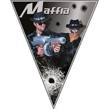 Girlanda vlajková Mafie - 5 m