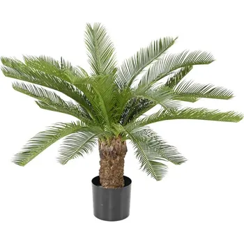 umělá květina Luxusní umělá palma Cycas palma s kmenem, 90cm