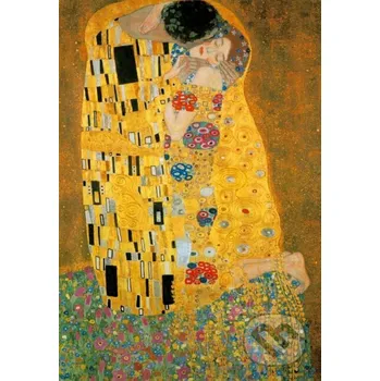 Puzzle Klimt: Polibek (Metalické) - Piatnik Piatnik