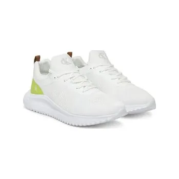 Pánská móda Sneakersy Calvin Klein Jeans Eva Runner Tech Knit YM0YM01293 Bílá 44
