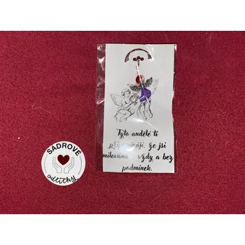 HandMade by VeJa Dárková karta - citát č.23 - Tyto andělé připimínají (ž-Š)