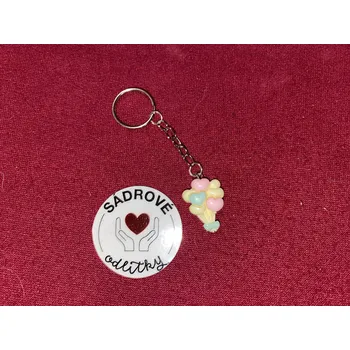 HandMade by VeJa Přívěšek na klíče - narozeninový balńky