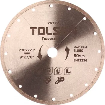 Řezný kotouč TOLSEN Diamantový kotouč 230 mm 76727