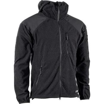 Pánská mikina AB mikina zip s kapucí fleece DELTA ČERNÁ