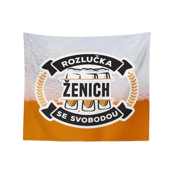 Deka Rozlučka se svobodou ženicha: 150x120 cm