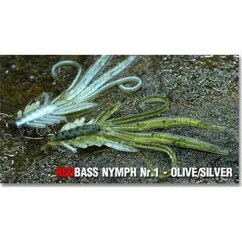 Umělá nástraha Nymfa Redbass Nr. 1 S 53 mm Olive/Silver