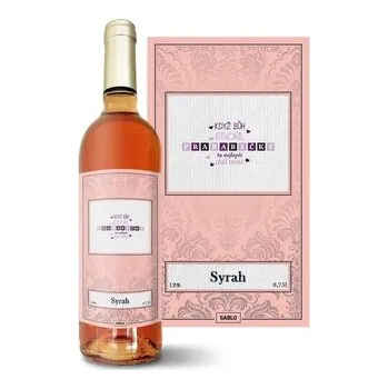 Víno Růžové víno Když Bůh stvořil prababičky: 0,75 l