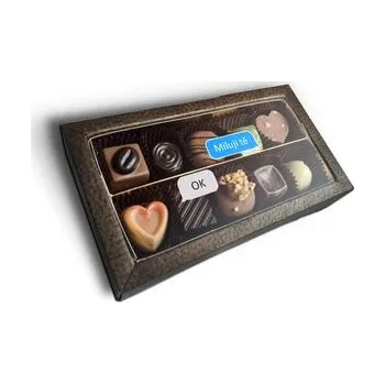 Bonbon Pralinky Miluji tě, OK: 10 ks pralinek