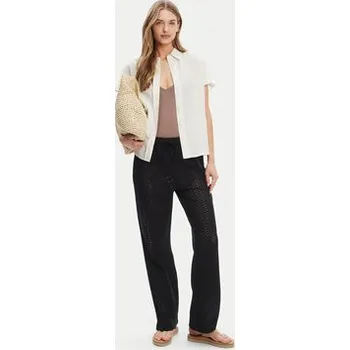 Dámské kalhoty Roxy Kalhoty z materiálu ERJX603437 Černá Regular Fit XS