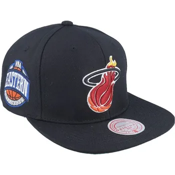 Kšiltovka Mitchell & Ness Pánská kšiltovka Miami Heat NBA Conference Patch Snapback Hwc