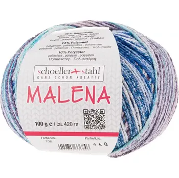 Příze Schoeller Stahl Malena 108 (Letní příze Malena 108 Ocean)