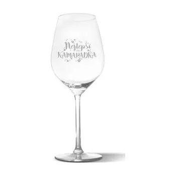 Sklenice Sklenička na víno Nejlepší kamarádka: 49 cl