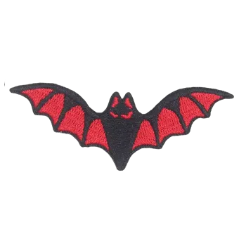 Nášivka Nažehlovací nášivka - netopýr (7,9 x 3,1 cm)