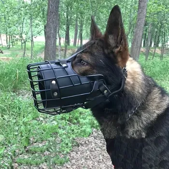 Náhubek pro psa Kovový náhubek pro velké a střední psy Velikost: L