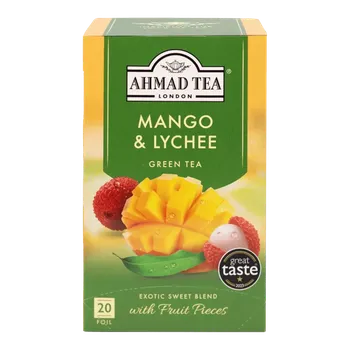 Čaj Ahmad Tea Green Tea mango a liči 20x 2 g