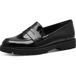 Dámská Dámské mokasíny TAMARIS 24312-41-087 černá W5 1-24312-41 BLK PATENT STR 087 H/W5 37