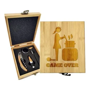 Otvírák Dárková sada na víno Game over 2: 147×168×49 mm