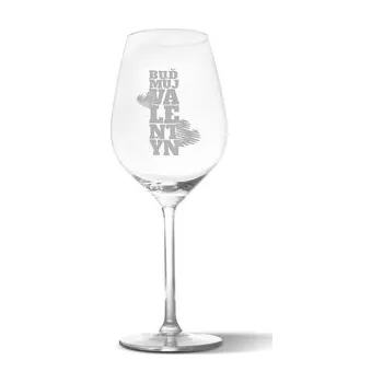 Sklenice Sklenička na víno Buď můj Valentýn 2: 49 cl