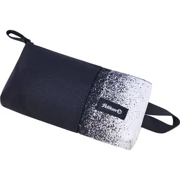 Penál PELIKAN WOW ploché, černo-bílé