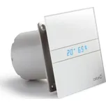 Cata E-100 GTH koupelnový ventilátor axiální s automatem, 4W/8W, potrubí 100mm, bílá 00900200