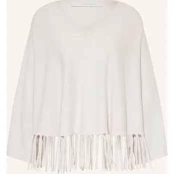 Dámský svetr Herzen's Angelegenheit Dámské Pončo S Kašmírem, světle šedá, 36