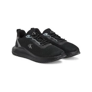 Dámské tenisky Sneakersy Calvin Klein Jeans Eva Runner L-Up Mix Mesh Logo Ck YW0YW01851 Černá 38