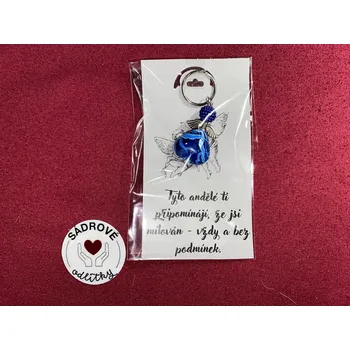 HandMade by VeJa Dárková karta - citát č.22 - tyto andělé ti připominájí (m-Š)