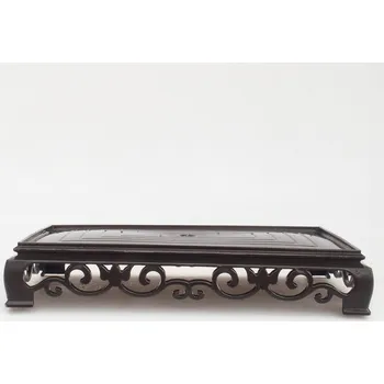 Podmiska Bonsai stolek plastový obdélník 22 x 14 x 4 cm černá